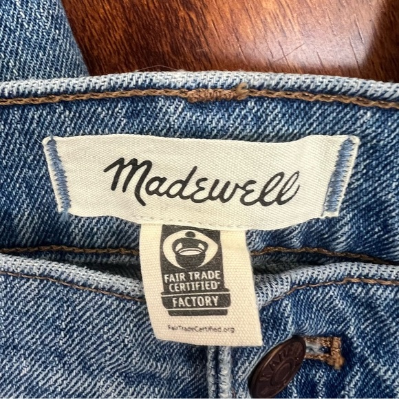 Madewell The Perfect Vintage Fringe Raw Hem Jeans Size 32 - Picture 5 of 8